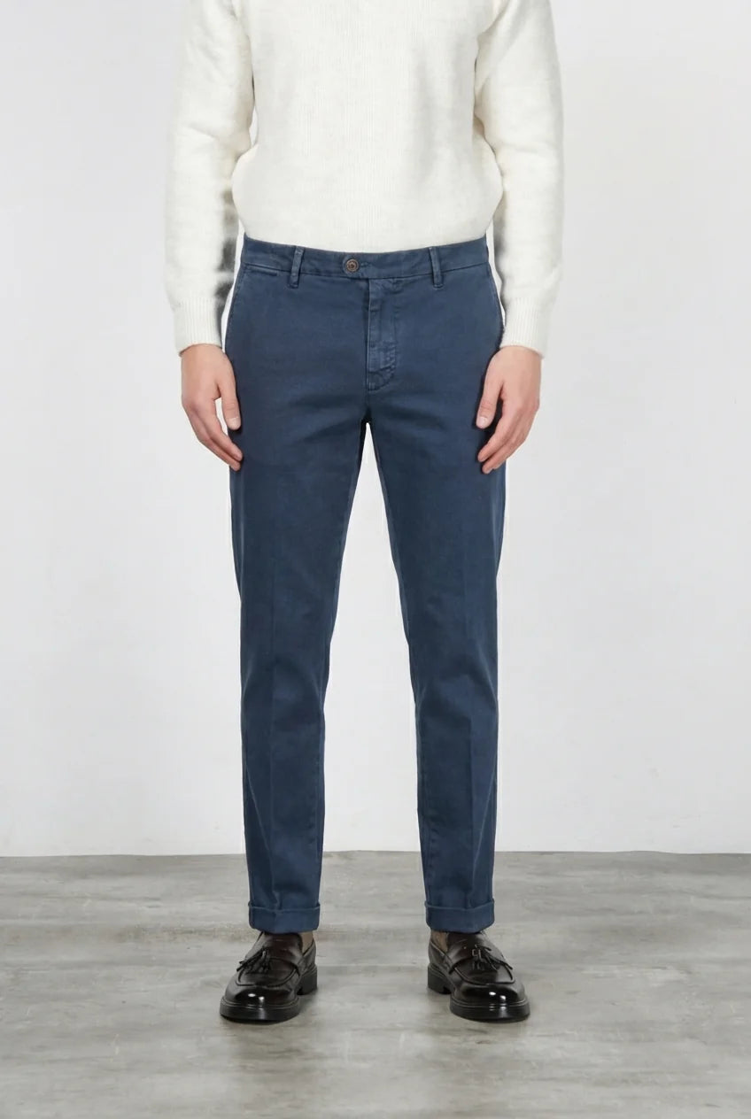 Pantalone in bull strecht carrot fit MASON'S MBE181