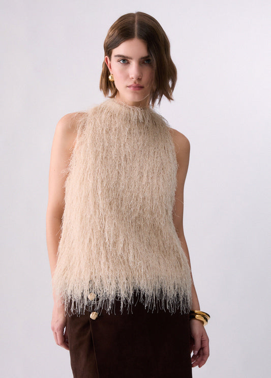 Top con frange LIU JO CF6134