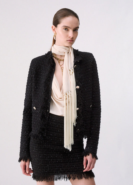 Giacca in maglia LIUJO CF6154