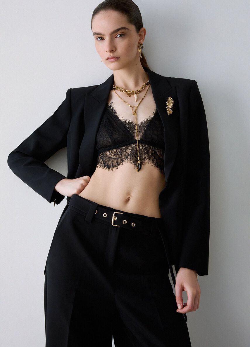 Blazer con dettaglio zip LIUJO CF6216