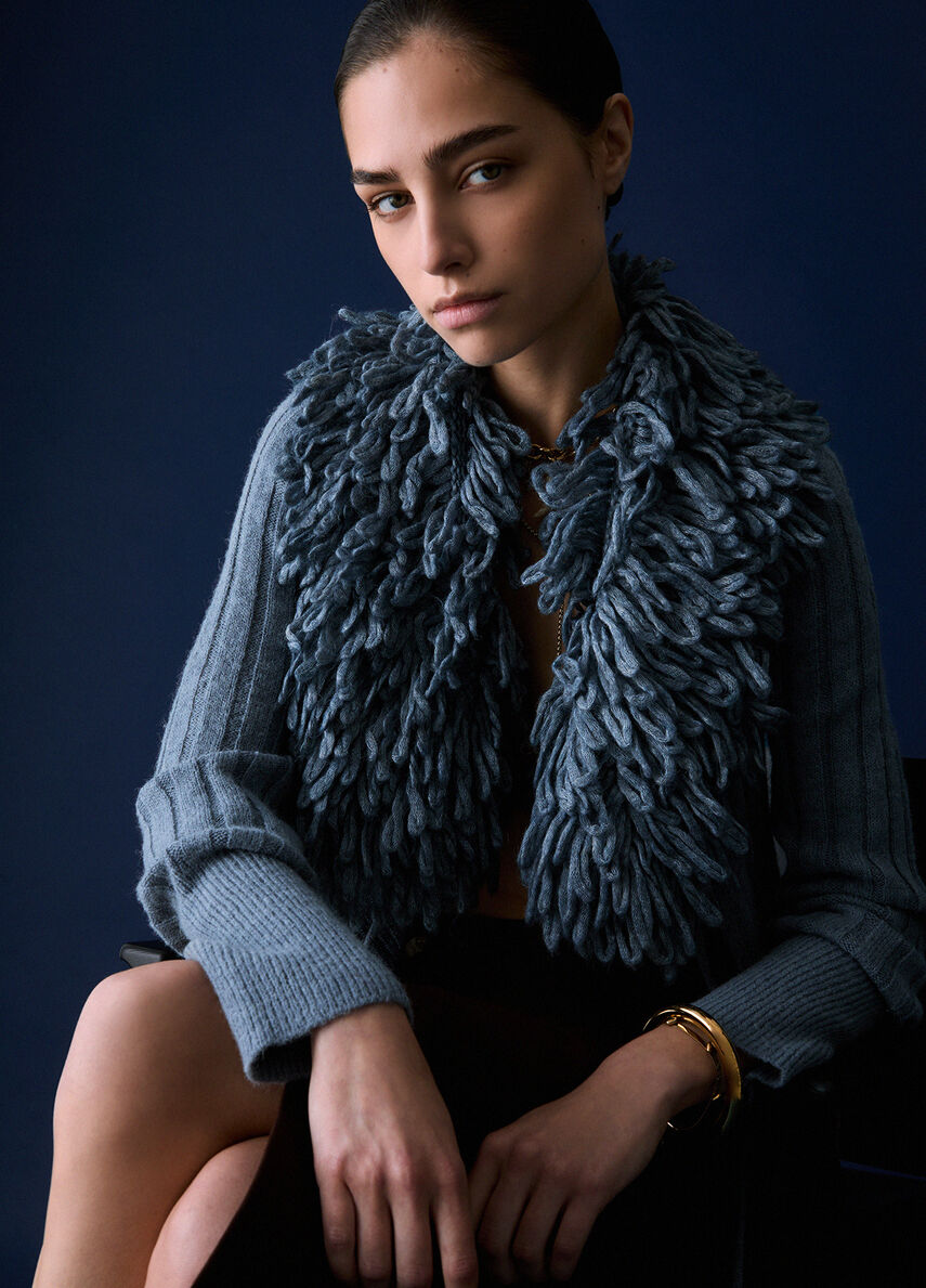 Cardigan in lana e alpaca LIU JO CF6239