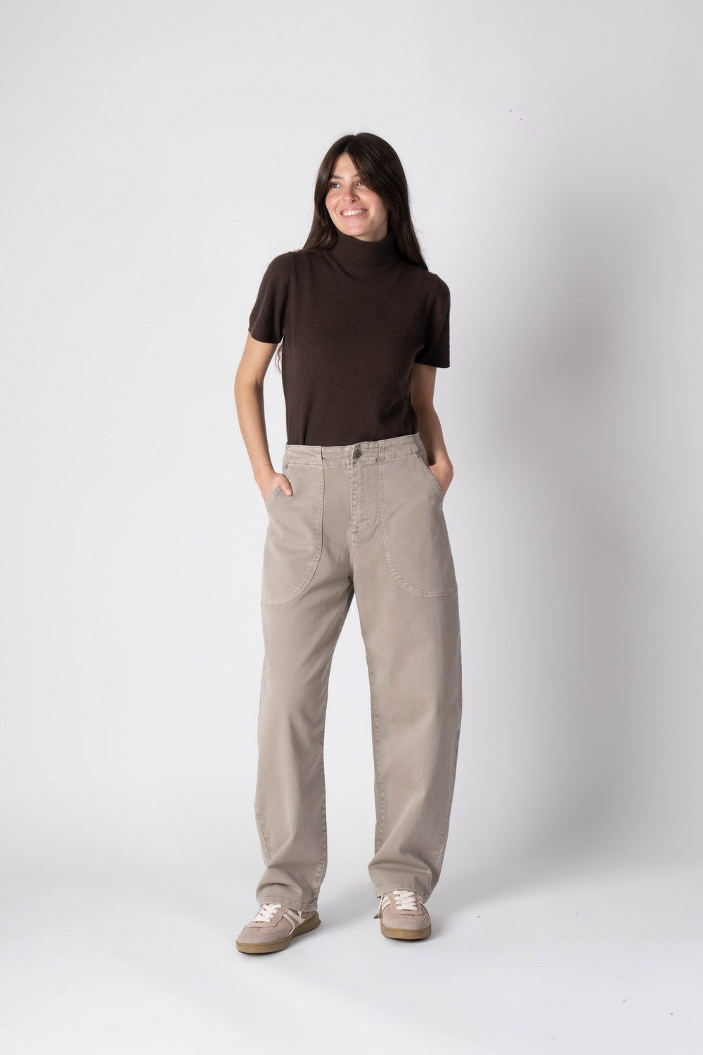 Pantalone fatigue sabbia LATINO' JEANS ELIDE 176