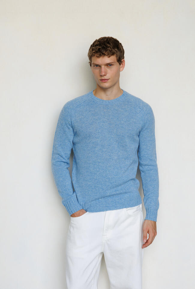 Girocollo in shetland FERRANTE 34102