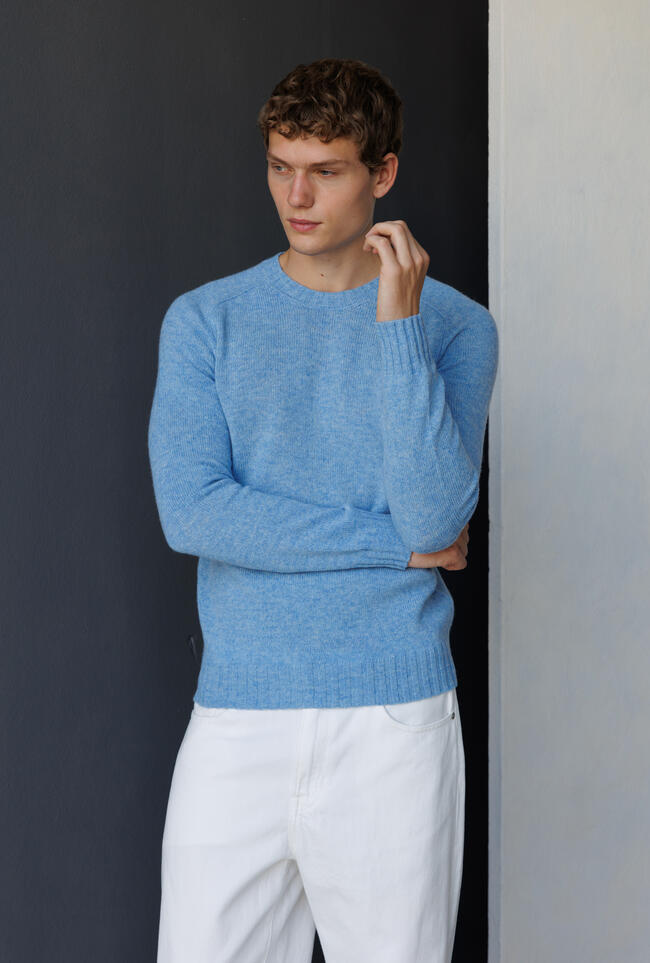 Girocollo in shetland FERRANTE 34102