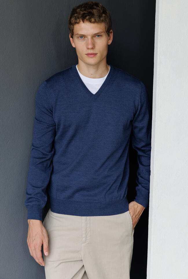 Pullover lana merino vari colori FERRANTE 22704