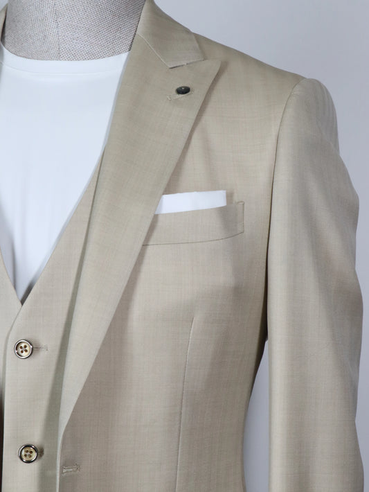 Abito sartoriale beige LUIGI BIANCHI 53311