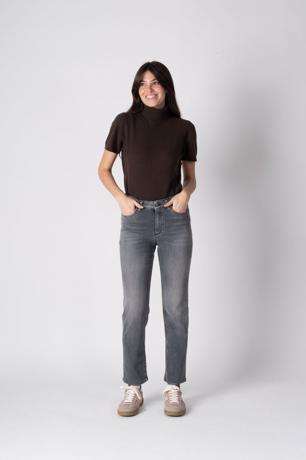 Jeans grigio LATINO' JEANS LUCILLA 082