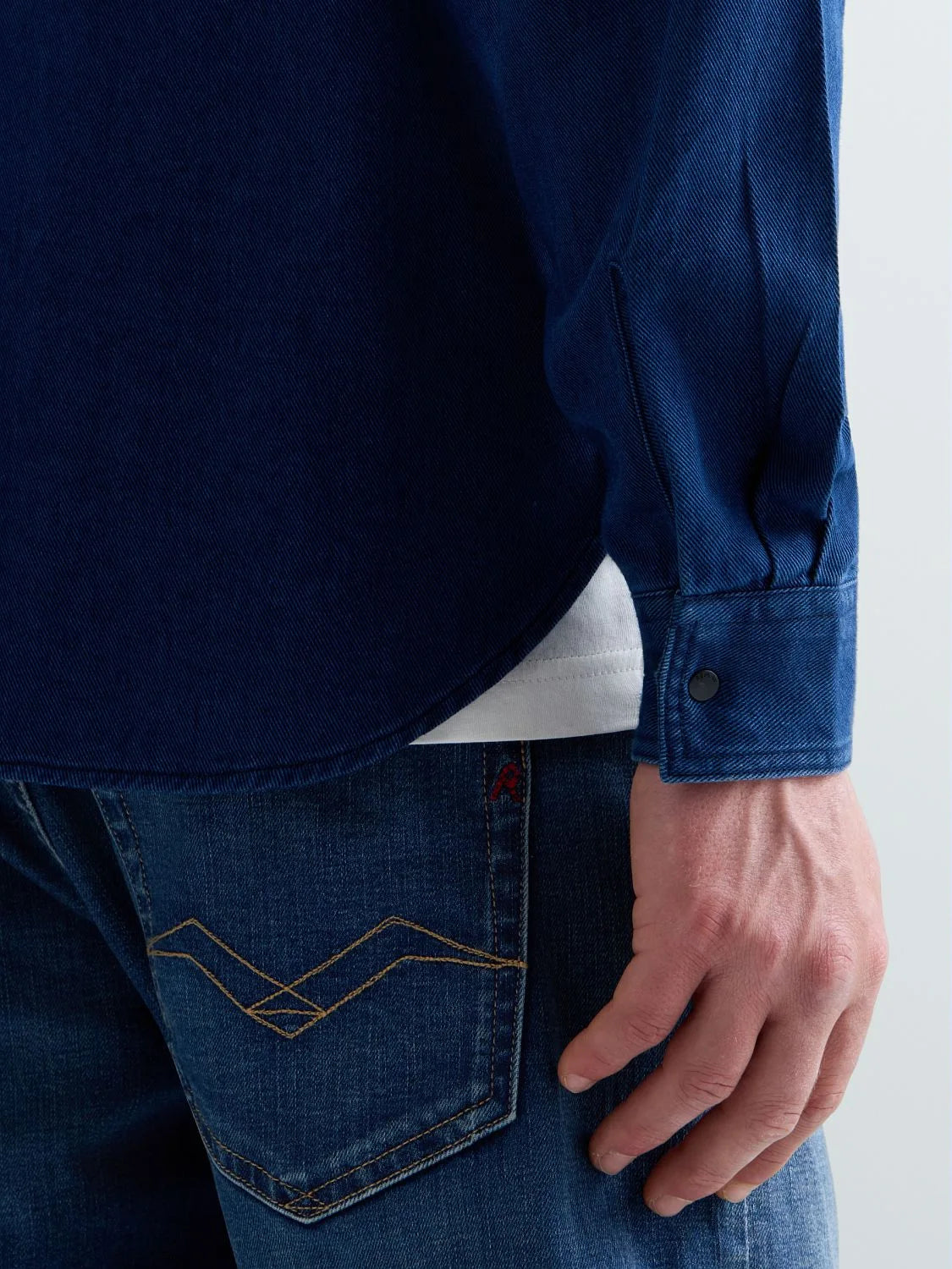 Camicia in cotone indigo REPLAY 723SUW