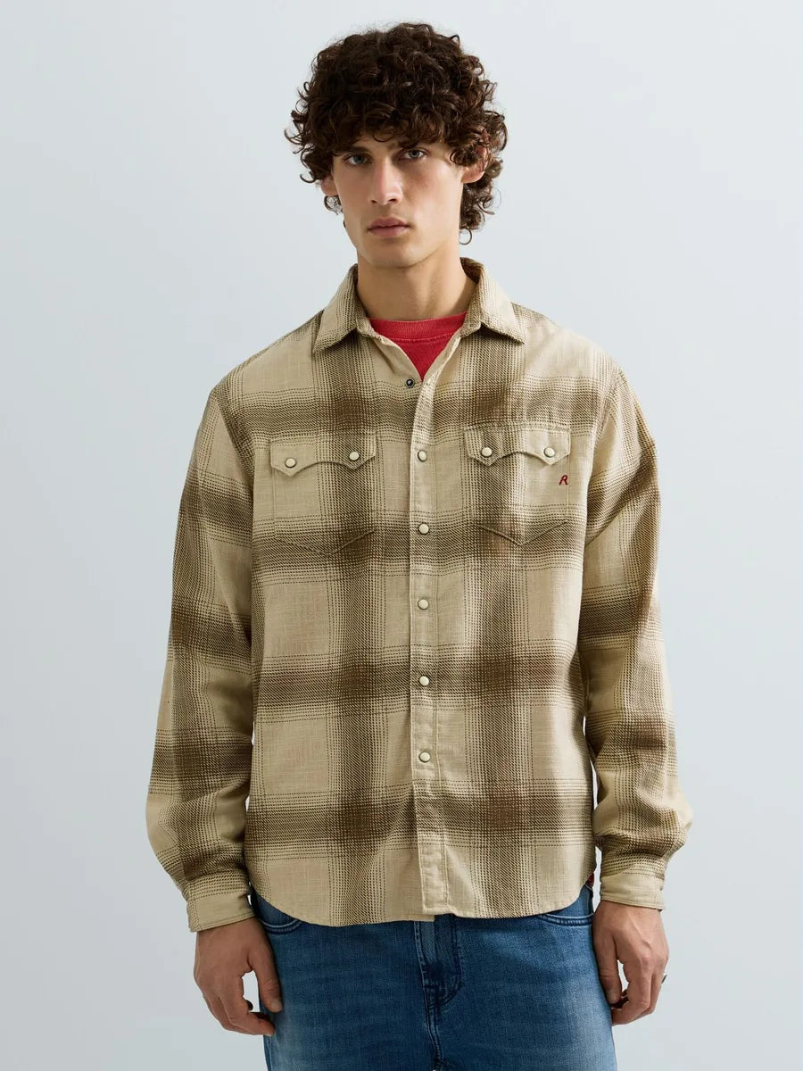 Camicia in check REPLAY 723SZW