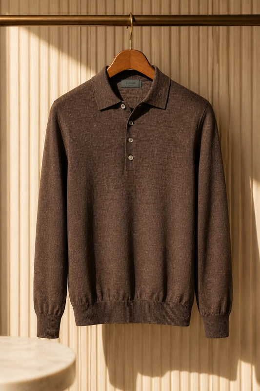 Polo in merino FERRANTE 22603