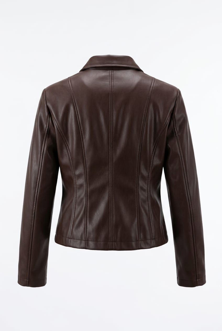 Giacca ecopelle marrone LIUJO CF6205