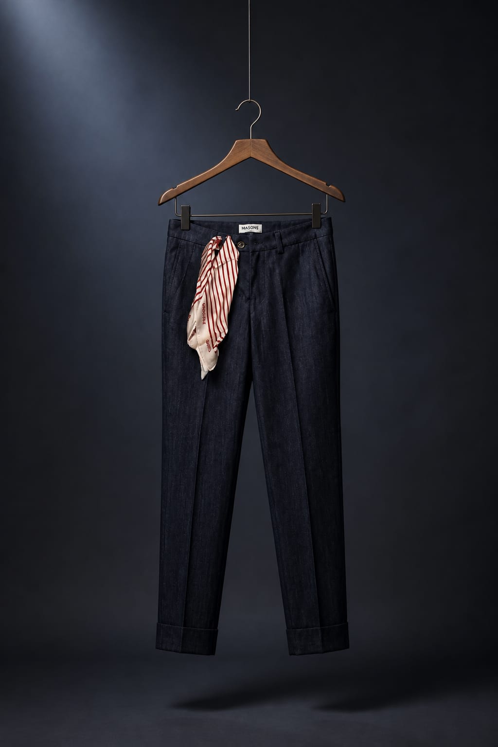 Pantalone chino in denim MASON'S DTE017DONNA
