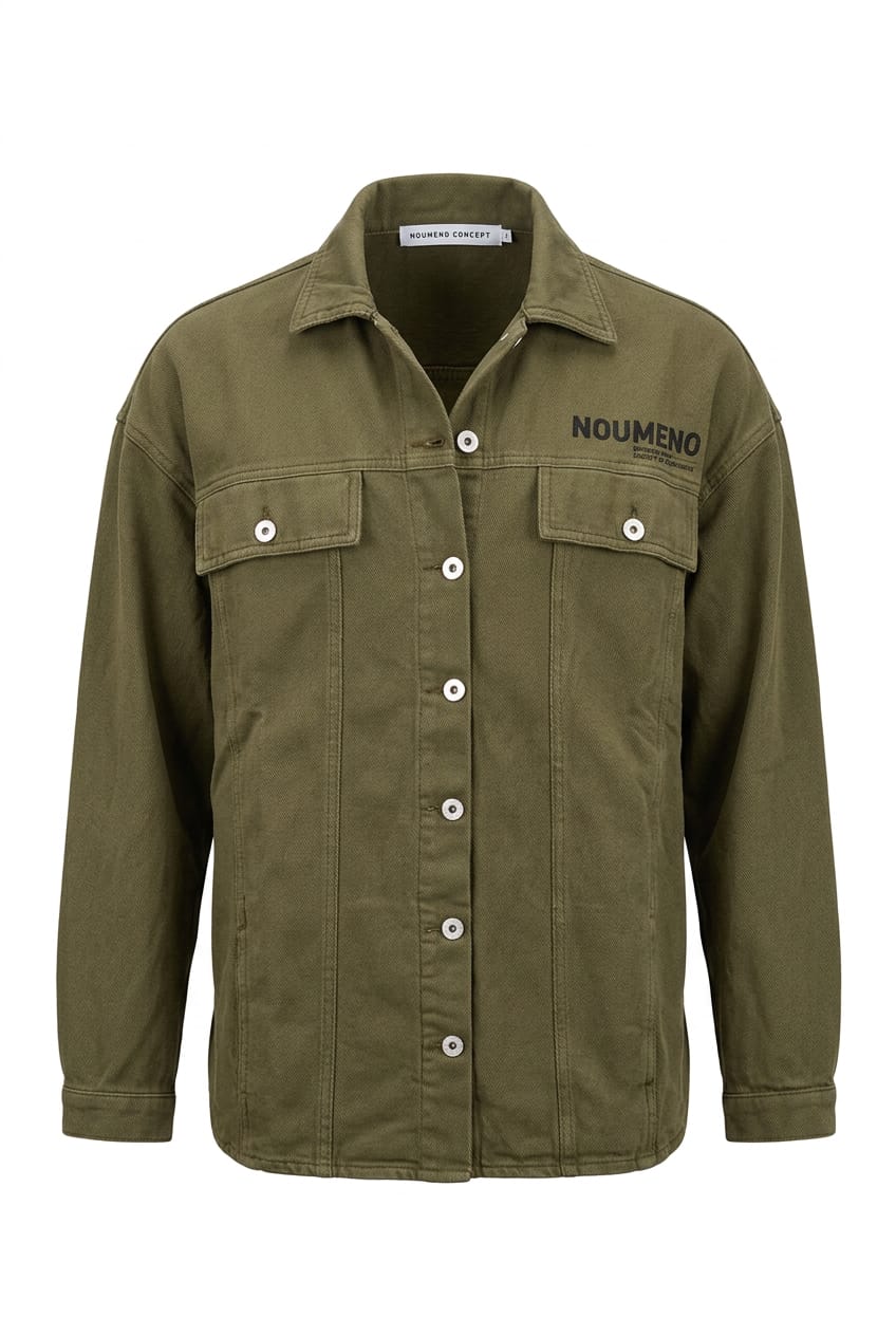 Overshirt verde NOUMENO CONCEPT J91