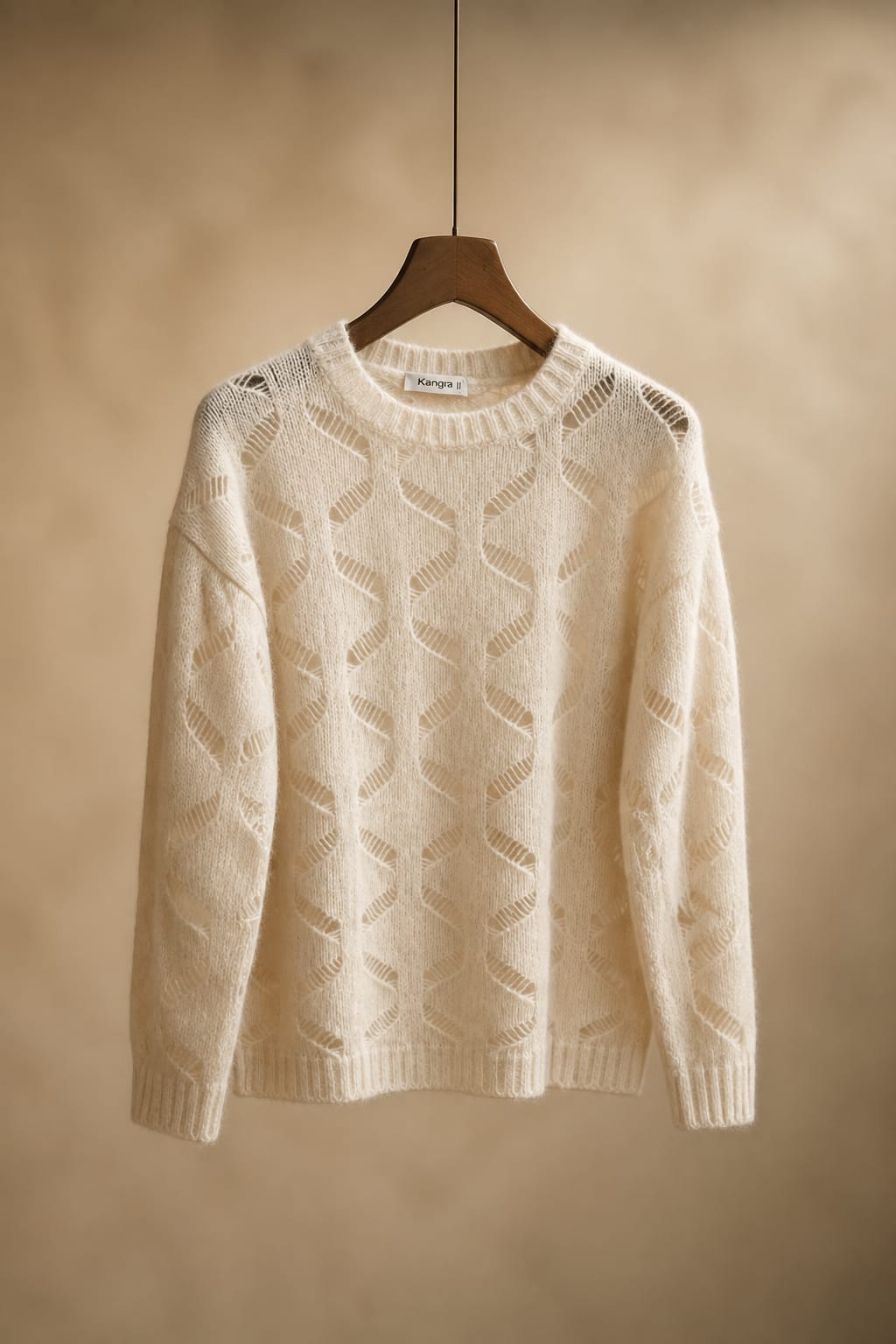 Maglia traforata in alpaca KANGRA 473013