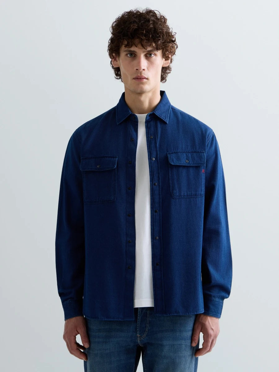 Camicia in cotone indigo REPLAY 723SUW